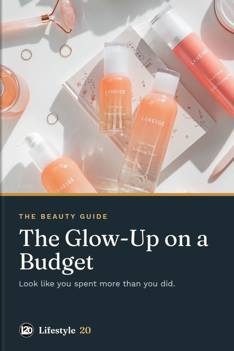 The Glow-Up on a Budget ebook cover