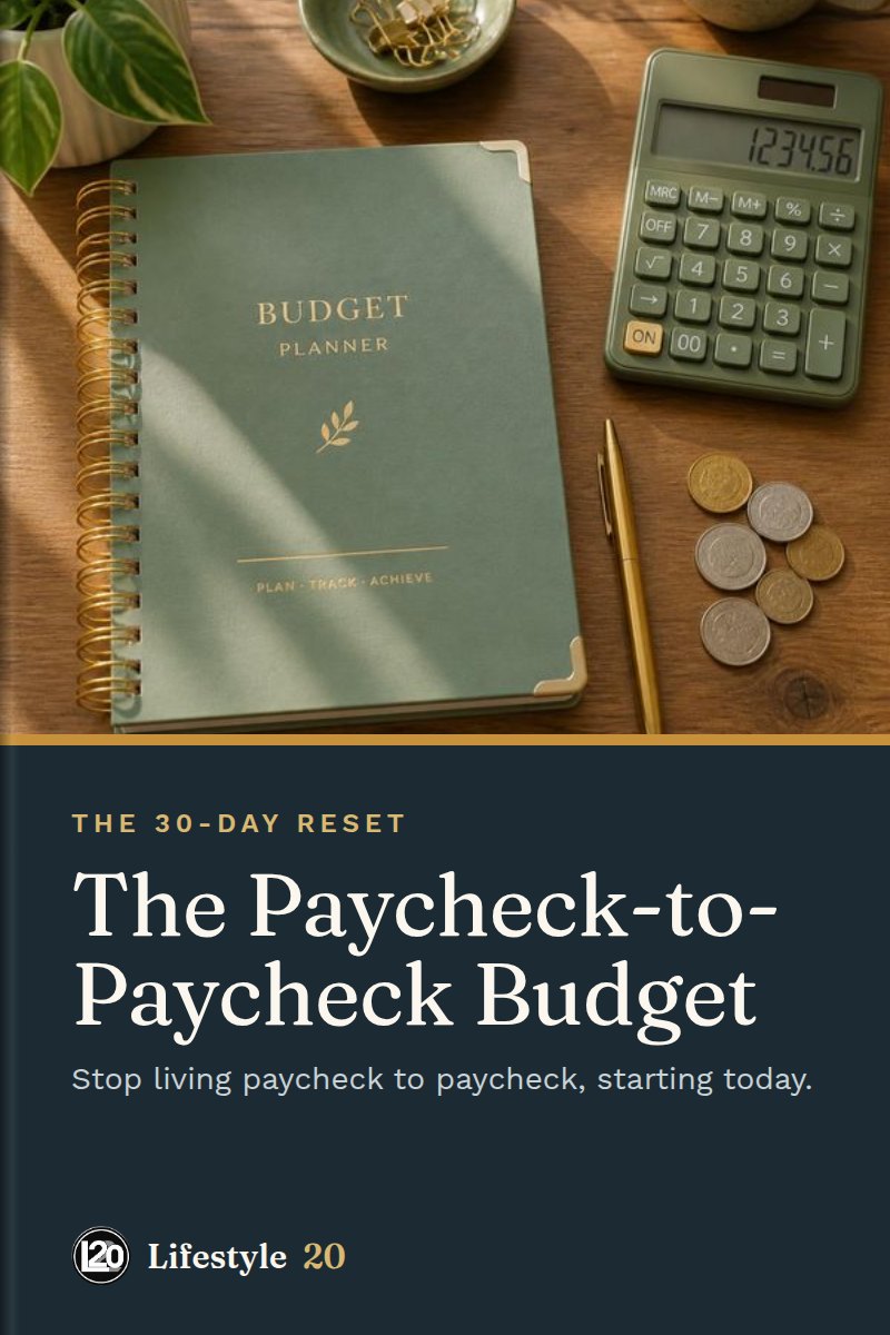 The Paycheck-to-Paycheck Budget ebook cover
